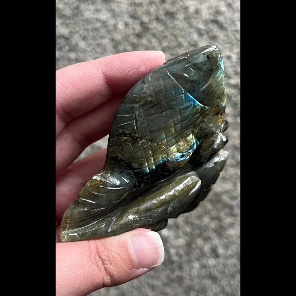🐟 Fish Labradorite Carving/Figurine